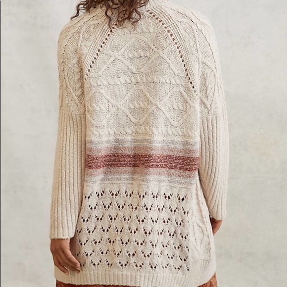 NWTAnthropologie Pilcro Jemma Cable-Knit Cardigan - Picture 5 of 9
